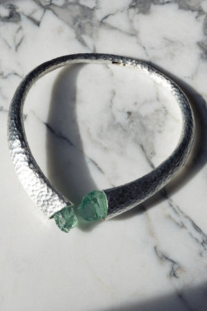 The C- Necklace with Agate Stone