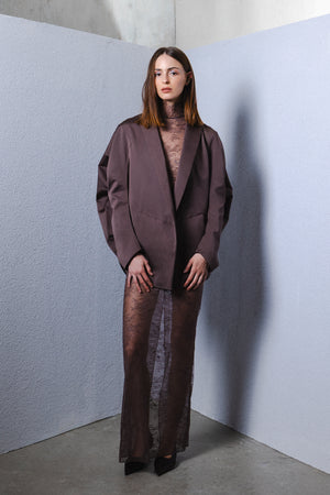 Oversized circular jacket