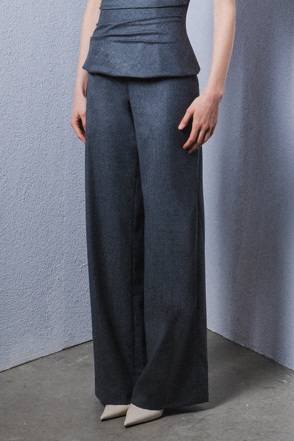 Wool tailored pants