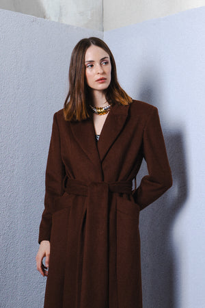 Wool tailored coat