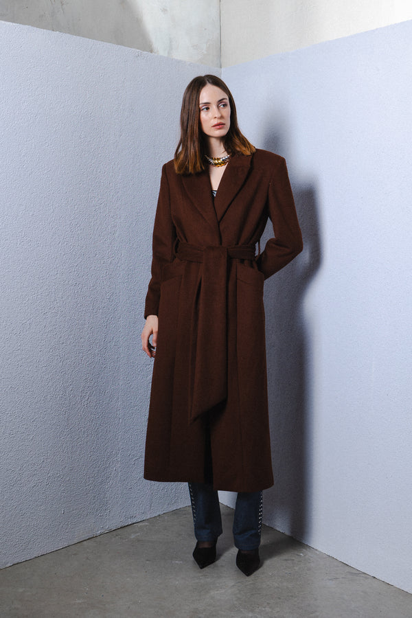 Wool tailored coat