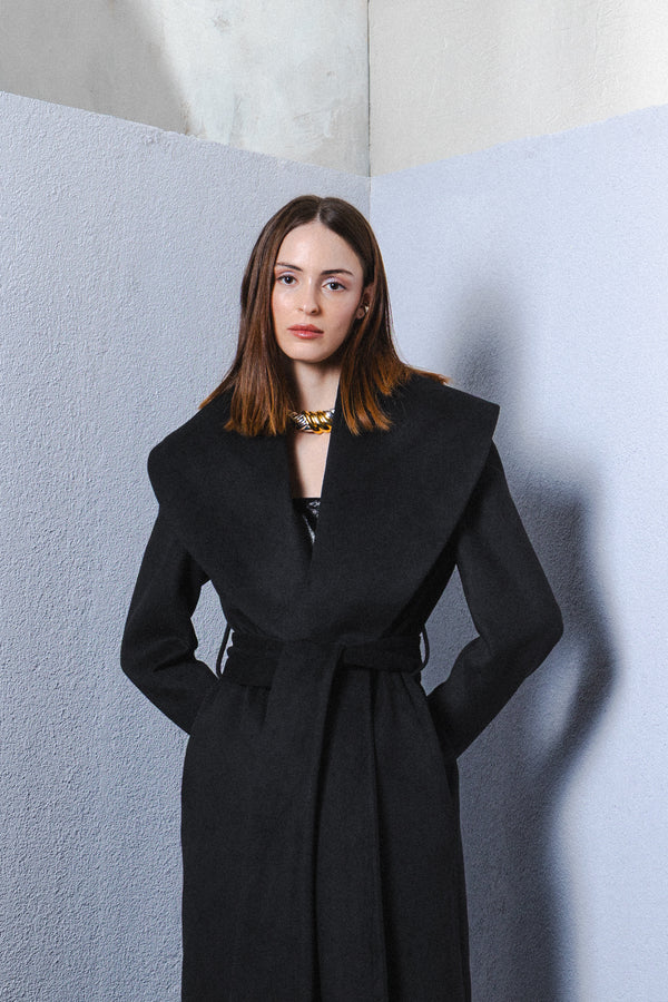 Wool tailored coat