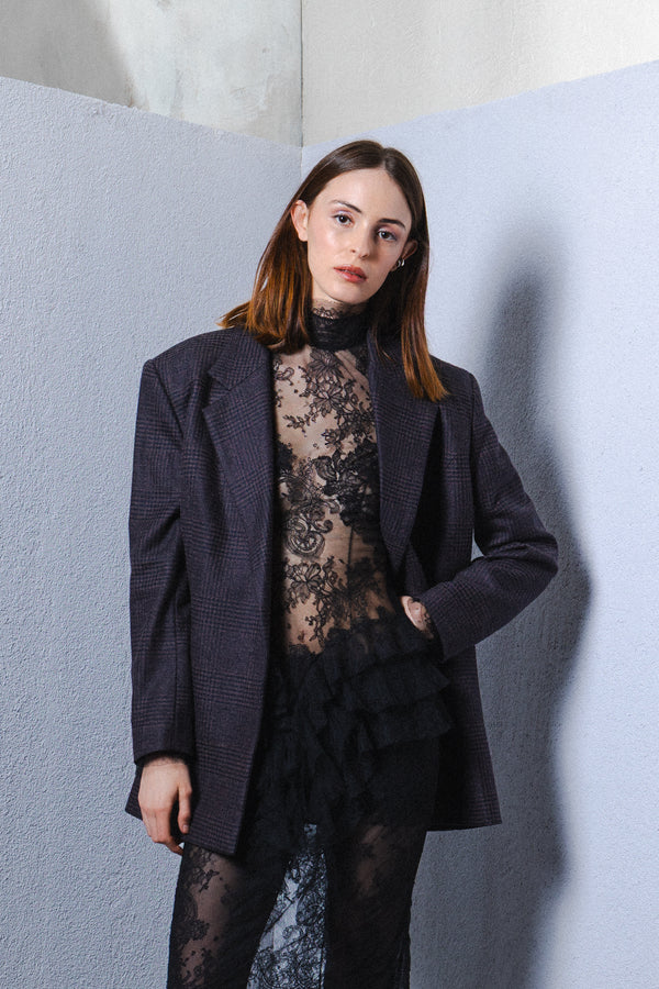 Tailored over sized blazer