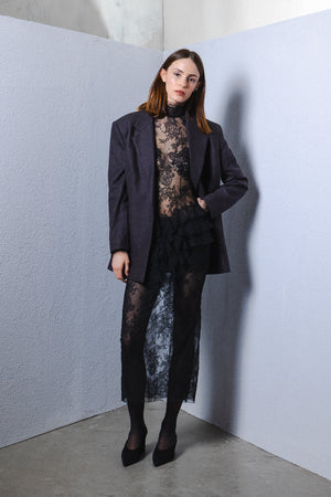 Tailored over sized blazer