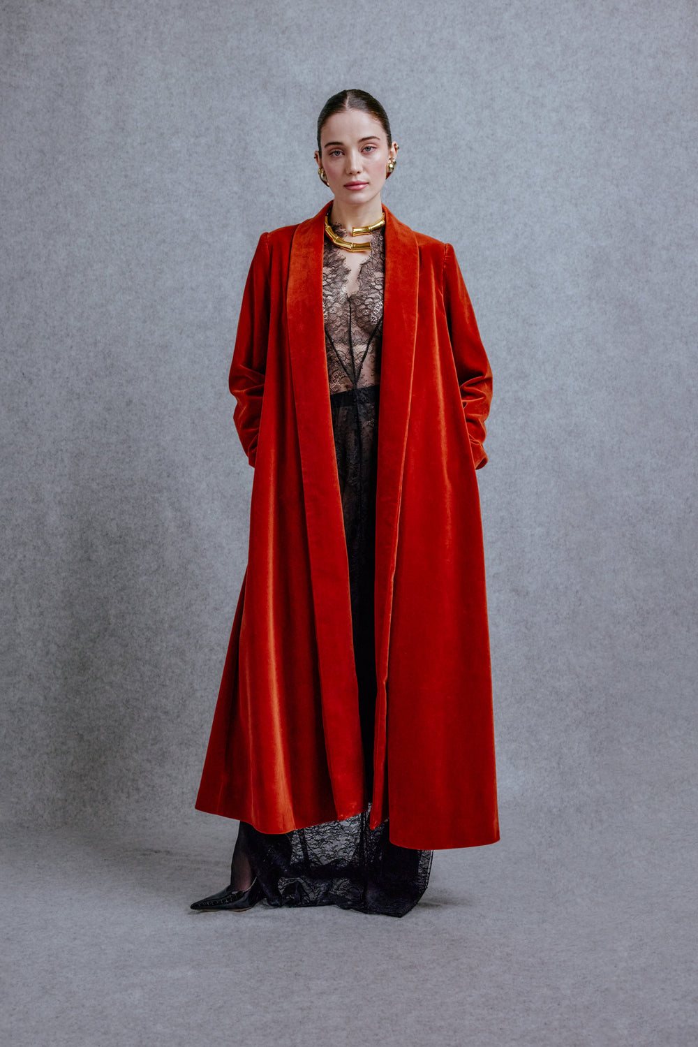 KL velvet coat
