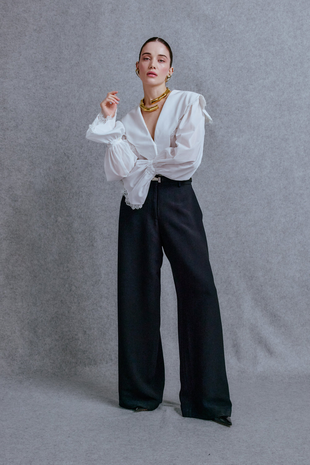 Straight cut pants