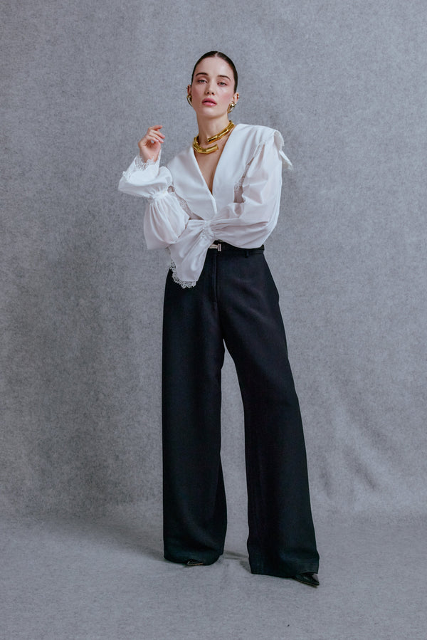 Straight cut pants