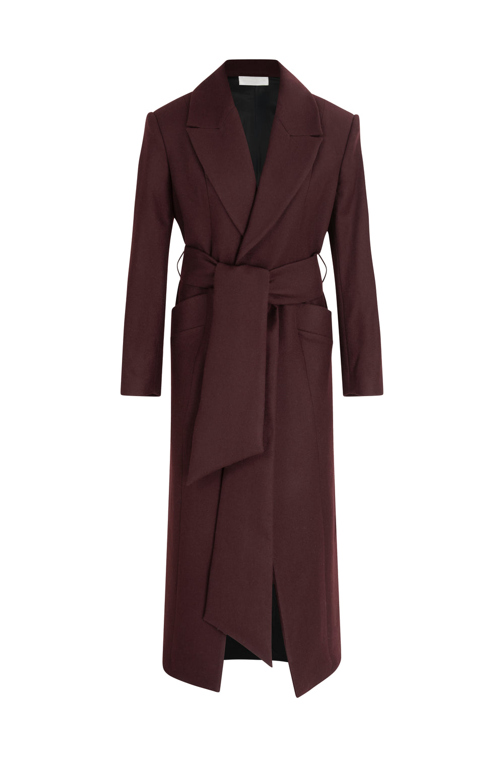 Oversized wool coat