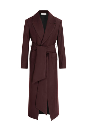 Oversized wool coat