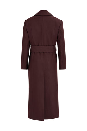Oversized wool coat
