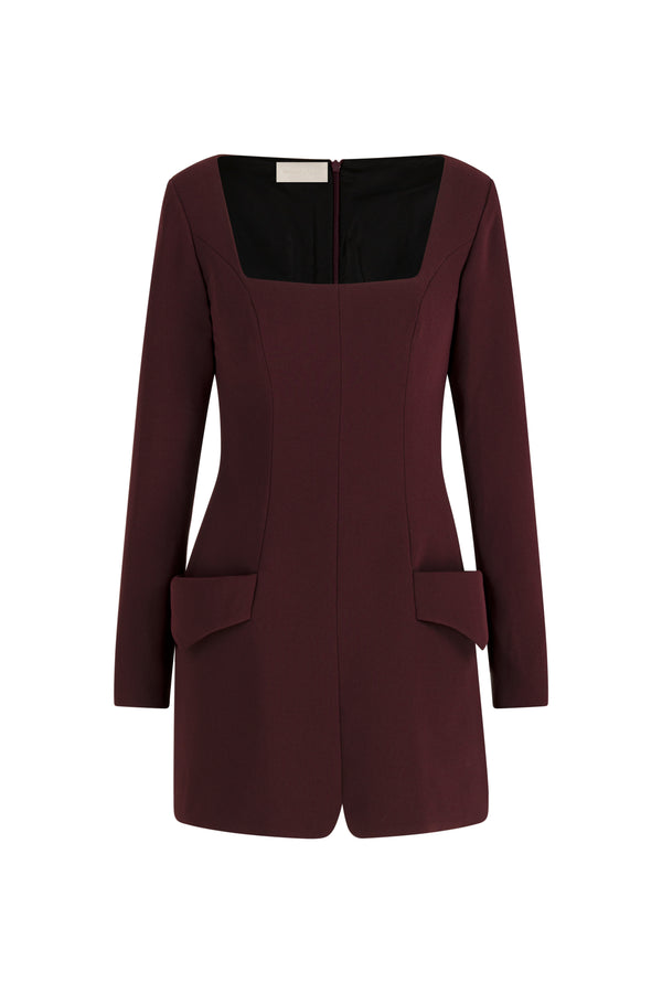 Short crepe dress