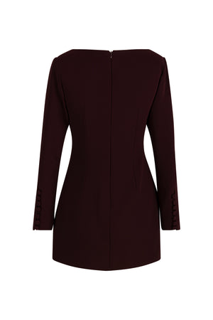 Short crepe dress