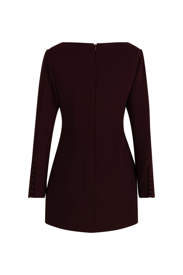 Short crepe dress