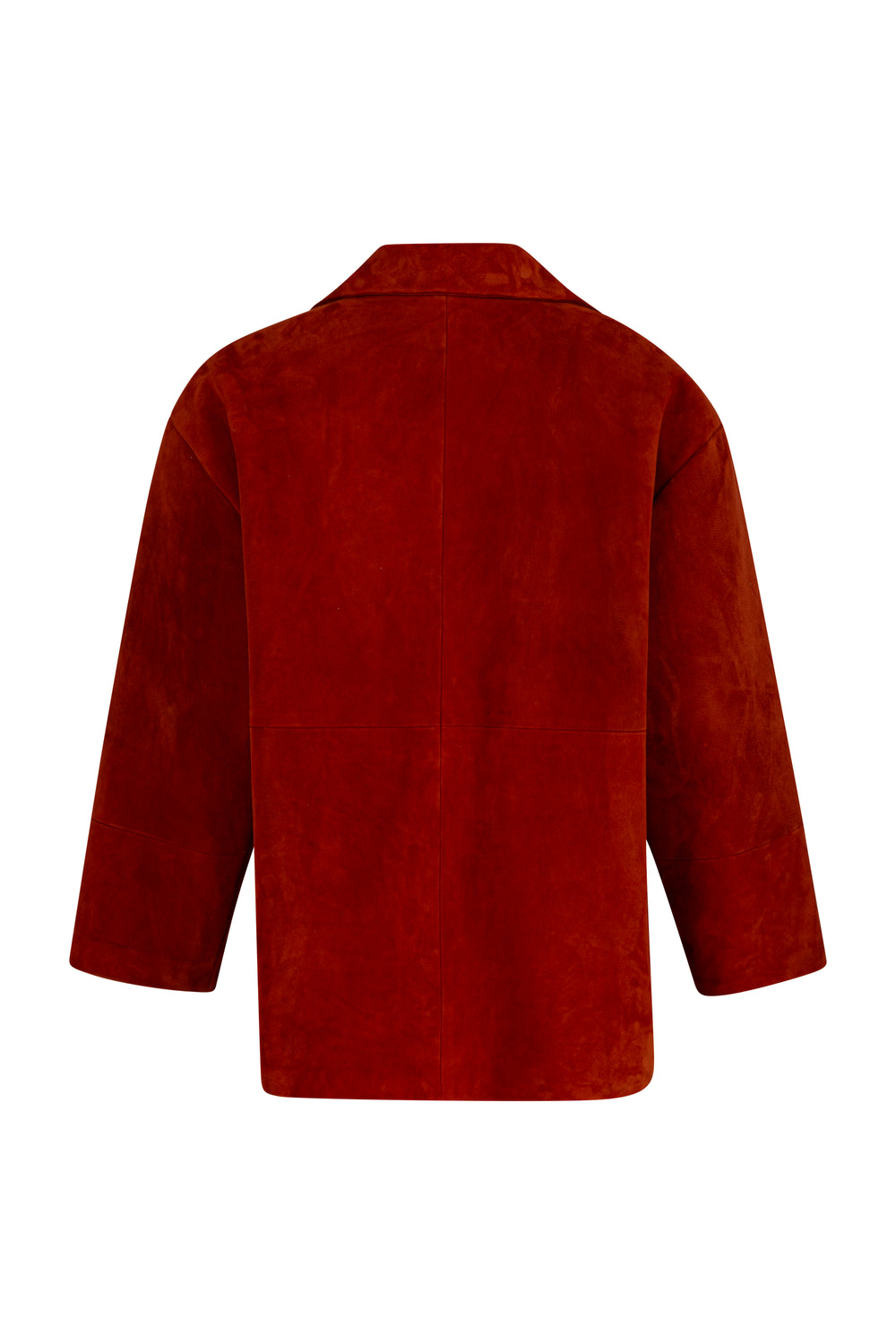Suede oversized jacket