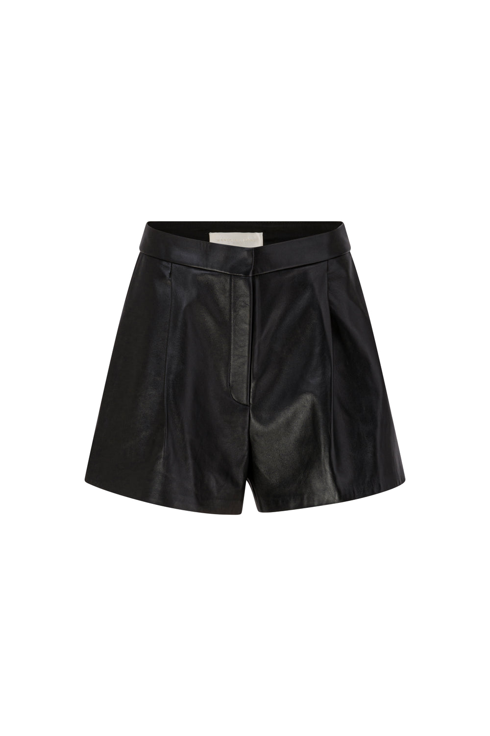 Leather shorts