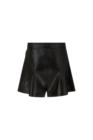 Leather shorts