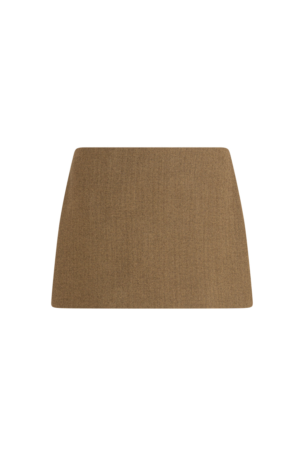 Wool chevron mini skirt