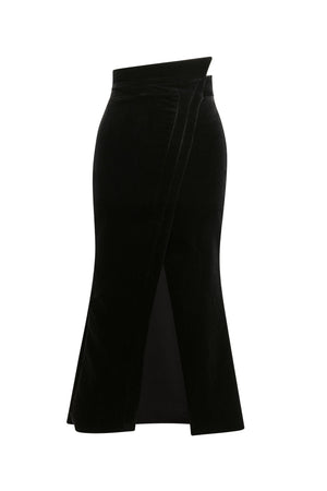Midi envelope skirt