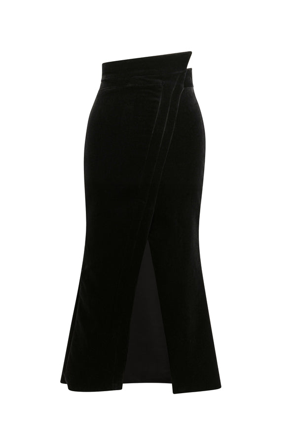 Midi envelope skirt