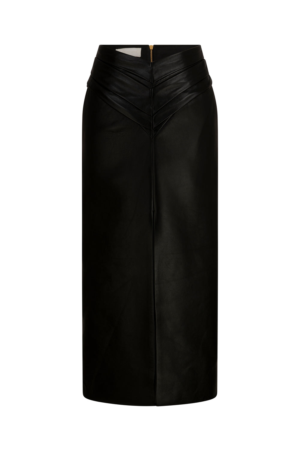 Leather Midi Skirt