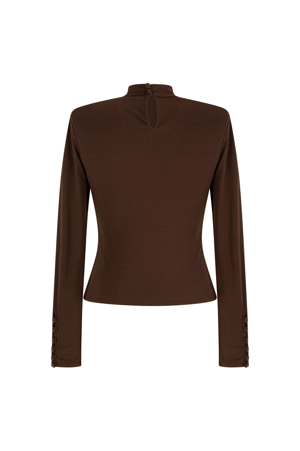 High neck stretch top