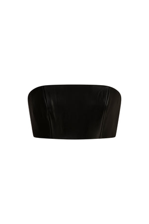 Leather bralet