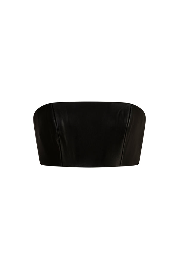 Leather bralet