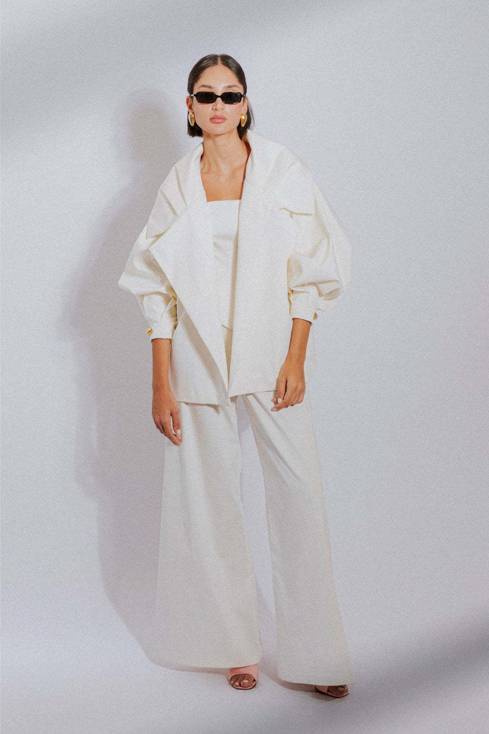 Oversized large signature jacket