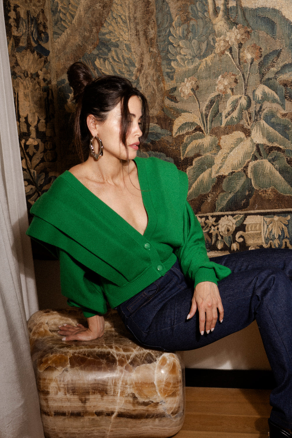 KL Signature power shoulder Cardigain