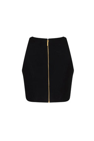 High neck cropped top