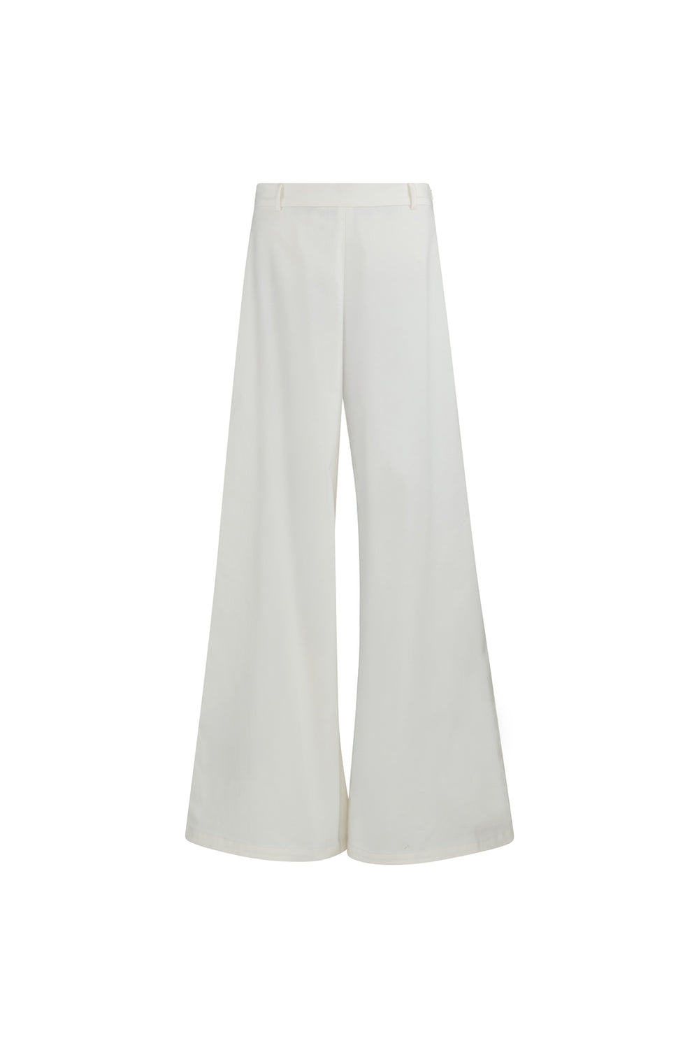 Wide leg gabardine pants
