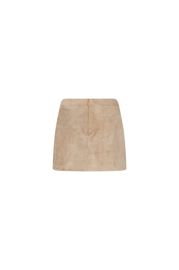 Mini  suede skirt