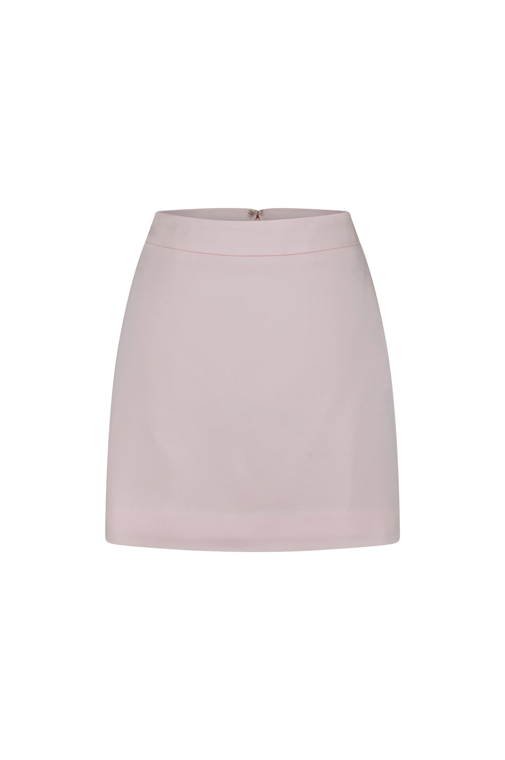 Crepe mini skirt