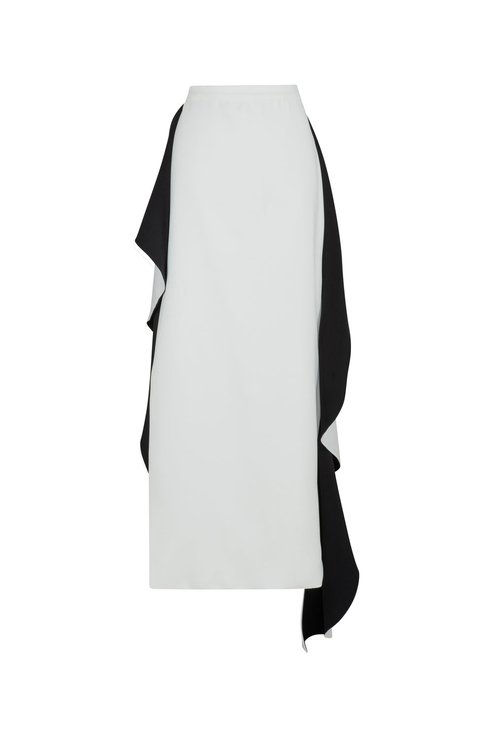 Midi 2 tone skirt with frill detail