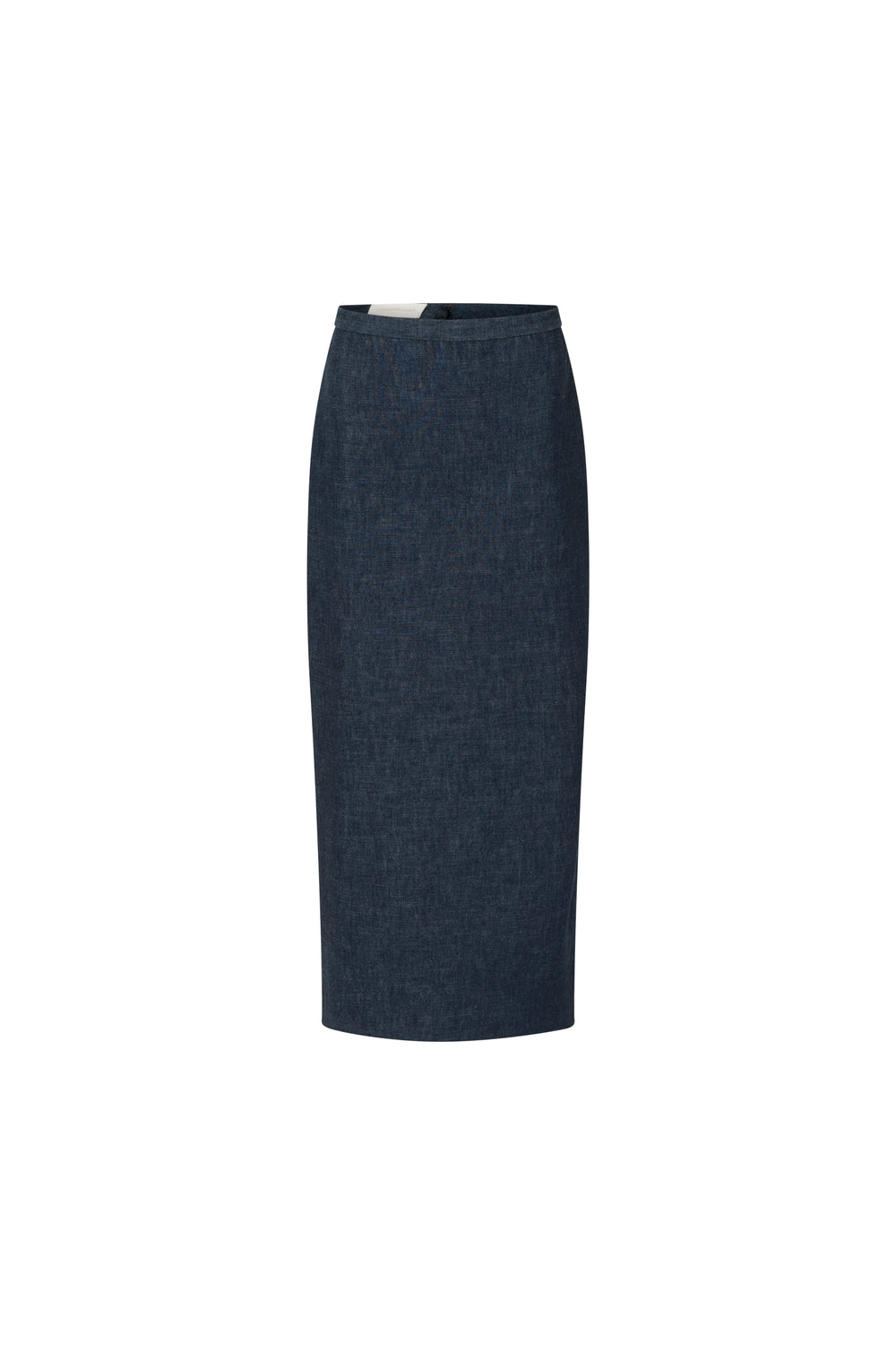 Midi denim skirt