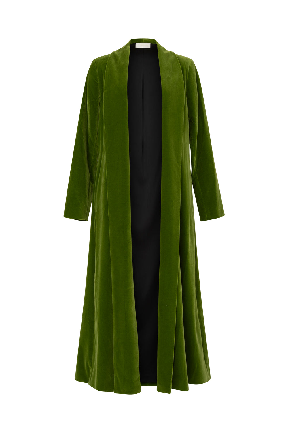 Velvet long coat