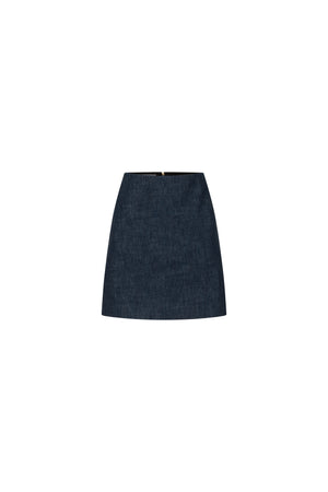 Mini denim skirt
