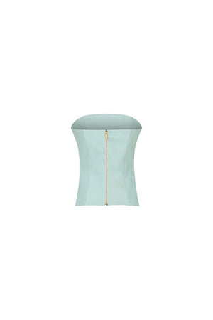 Leather corset top
