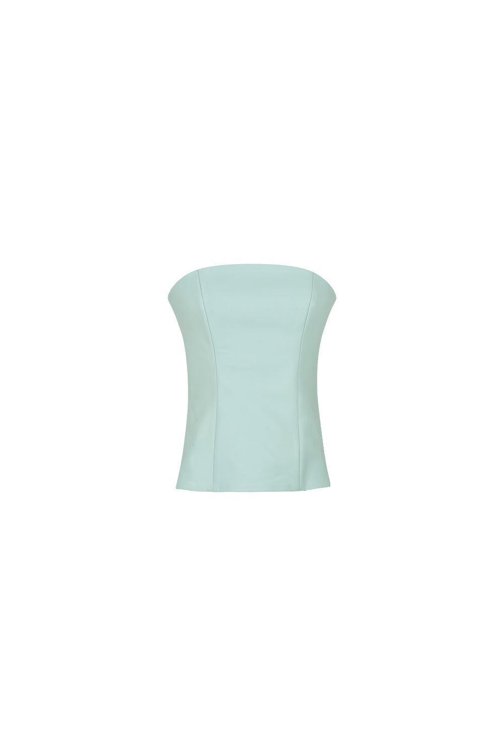 Leather corset top