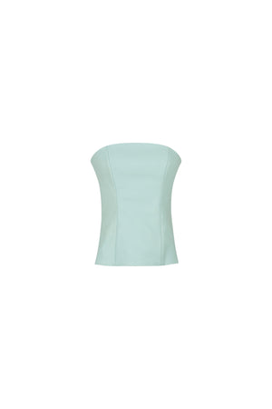 Leather corset top