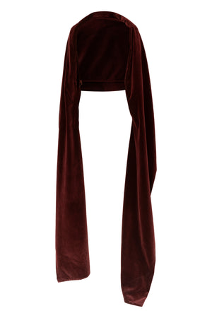 Velvet shawl jacket