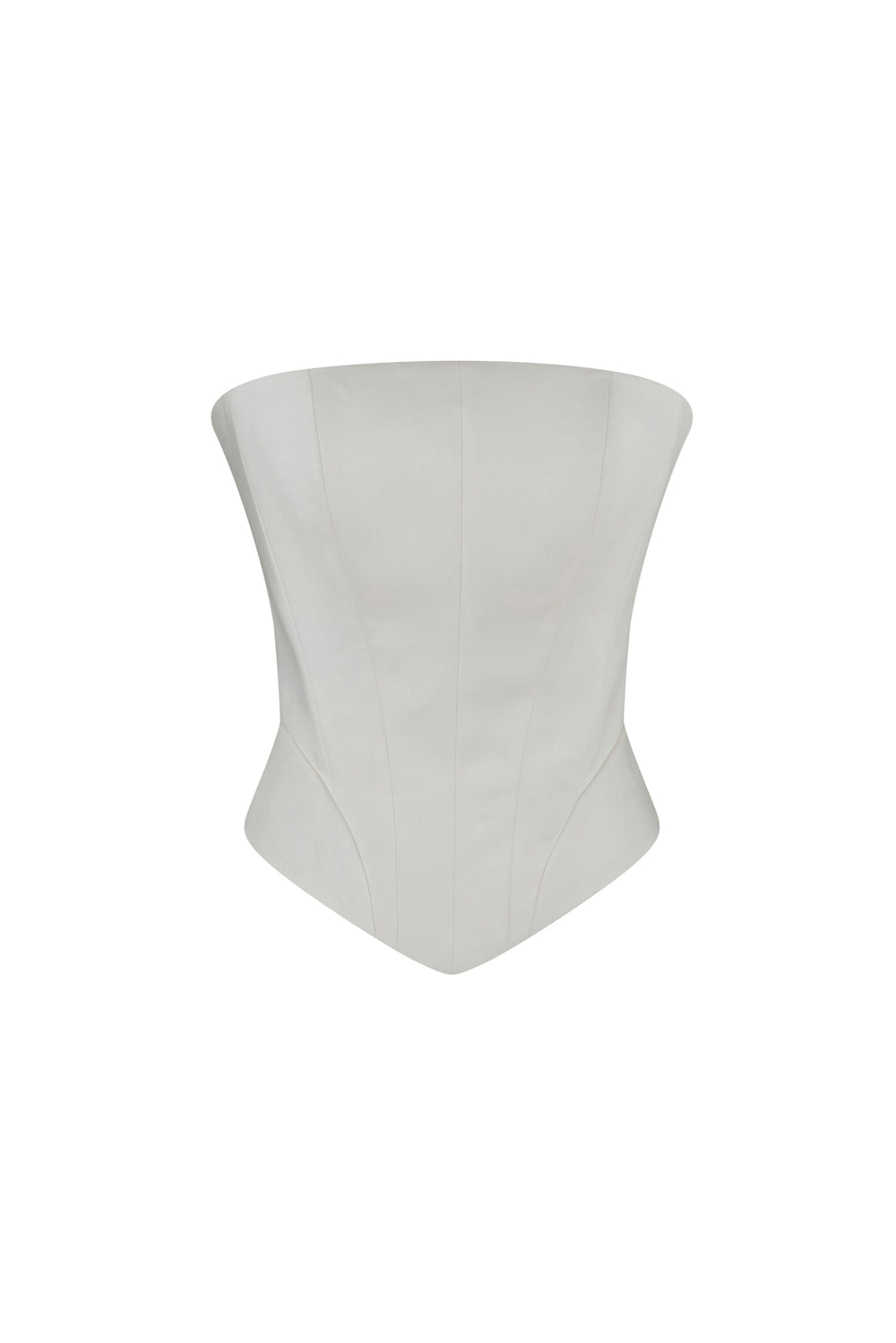Cotton gabardine corset
