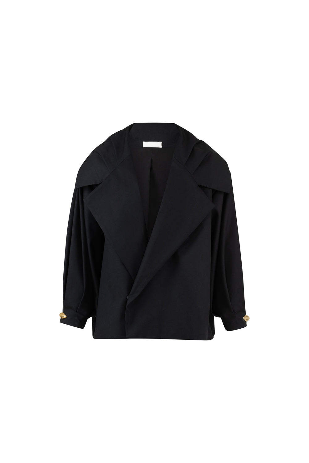 Signature oversized gabardine blazer